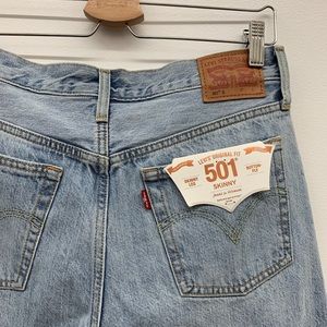 Levi’s 501 skinny size 29 x 28